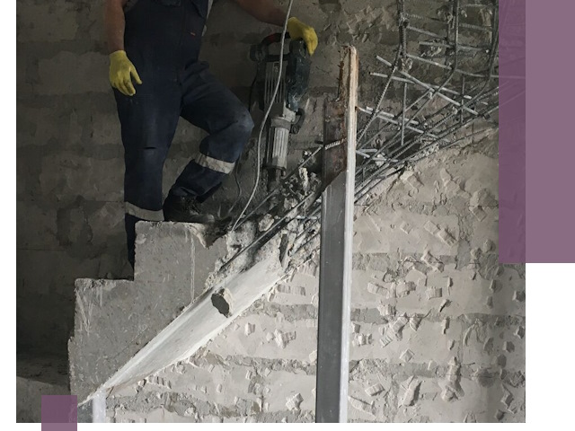 Демонтаж металлических и бетонных лестниц в Балакове