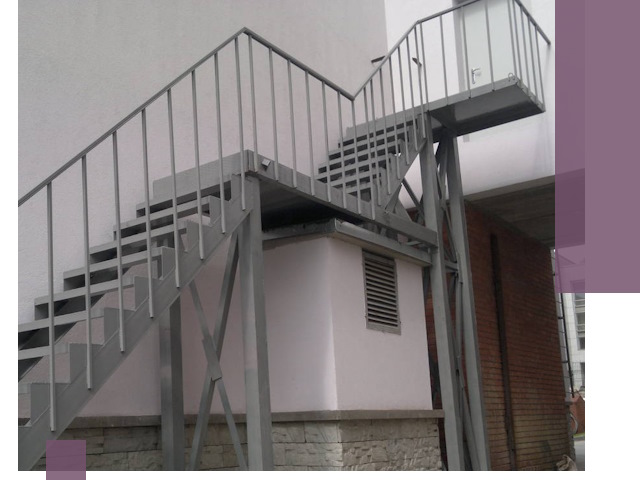 Монтаж пожарных лестниц под ключ в Балакове с гарантией качества