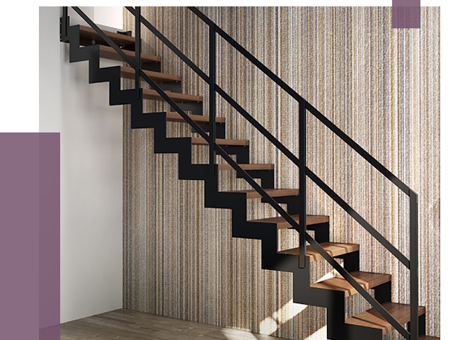 Изготовление металлических лестниц в Балакове от 48341 руб. | ПРОЛЁТ-Блк