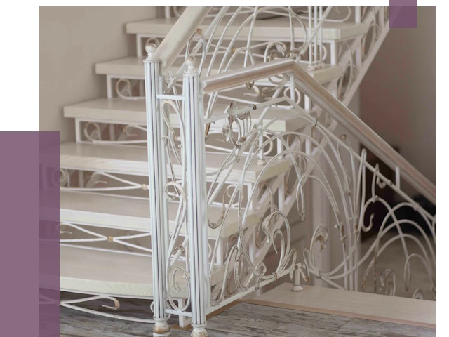 Изготовление кованых лестниц на заказ в Балакове от 86505 руб. | ПРОЛЁТ-Блк