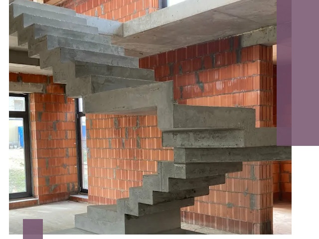 Изготовление бетонных лестниц под ключ в Балакове