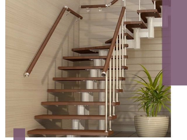 Изготовление модульных лестниц под ключ в Балакове