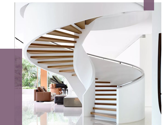 Винтовые лестницы в Балакове под ключ от 48341 руб. | ПРОЛЁТ-Блк