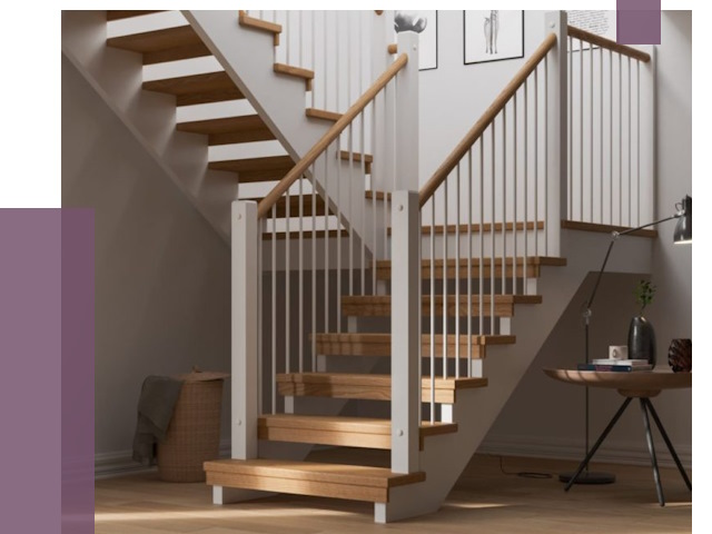 Маршевые лестницы в Балакове от 37909 руб. — монтаж | ПРОЛЁТ-Блк