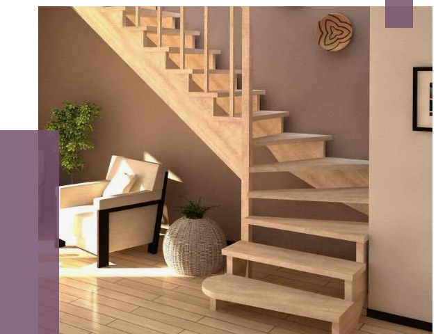 Изготовление Г-образных лестниц в Балакове от 18827 руб. 