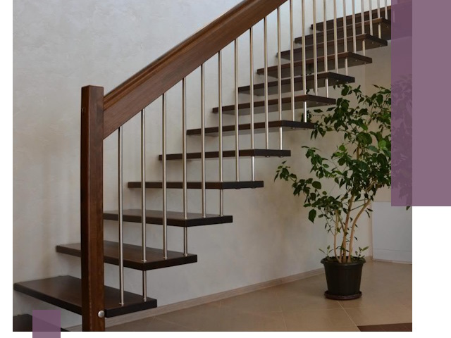 Лестницы на больцах под ключ в Балакове – изготовление и монтаж