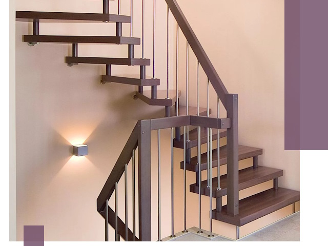 Изготовление лестниц на больцах в Балакове под ключ