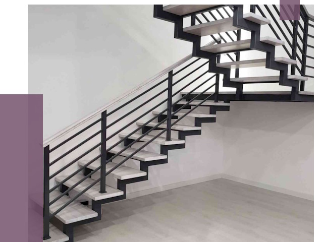 Лестницы на металлокаркасе под ключ в Балакове от 12721 руб. | ПРОЛЁТ-Блк