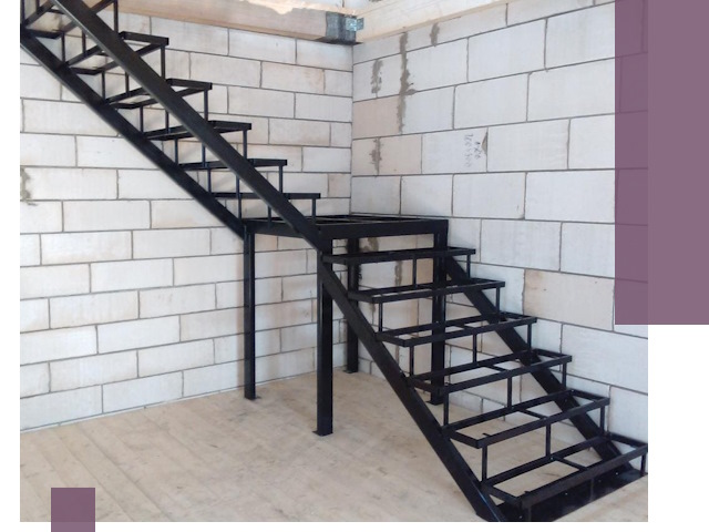 Лестницы на металлокаркасе под ключ в Балакове — изготовление и монтаж