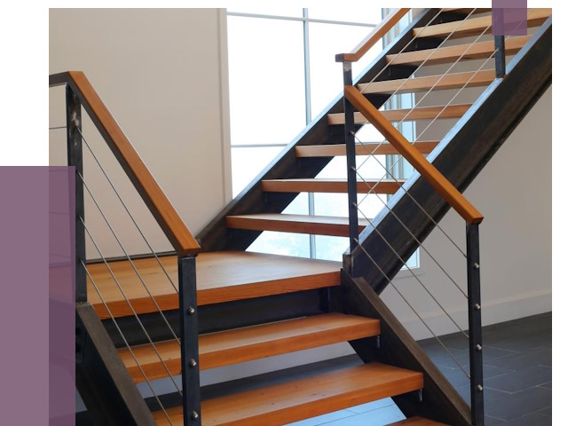 Изготовление лестниц на металлокаркасе в Балакове от 18827 руб. | ПРОЛЁТ-Блк