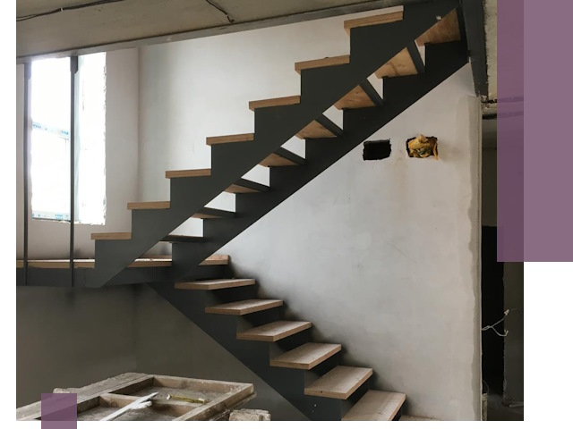 Изготовление лестниц на металлокаркасе в Балакове от производителя