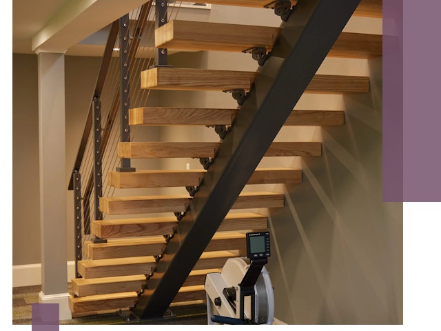 Лестницы на монокосоурах под ключ в Балакове - изготовление и монтаж