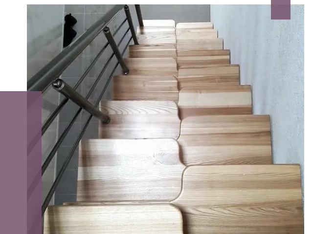 Лестницы гусиный шаг в Балакове от 12976 руб. под ключ | ПРОЛЁТ-Блк