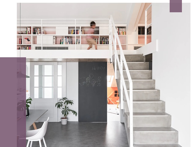 Лестницы для двухуровневой квартиры в Балакове от 175553 руб. | ПРОЛЁТ-Блк