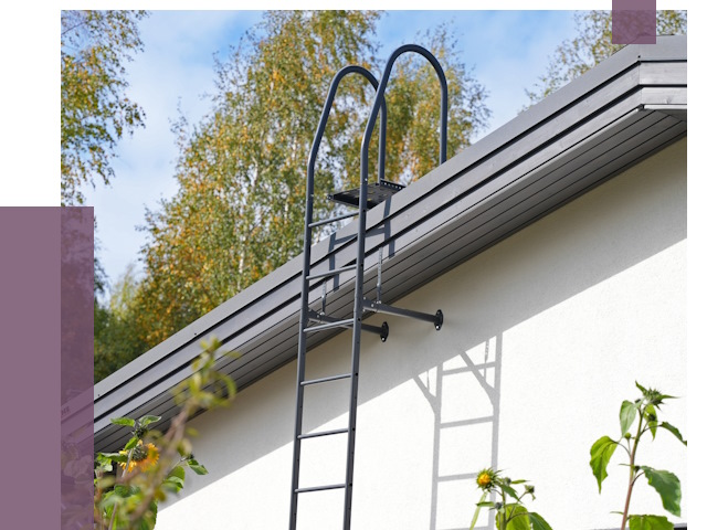 Лестницы на крышу в Балакове от 19031 руб. — монтаж и монтаж ПРОЛЁТ-Блк