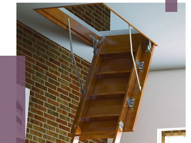 Установка чердачной лестницы в Балакове от 7785 руб. | ПРОЛЁТ-Блк