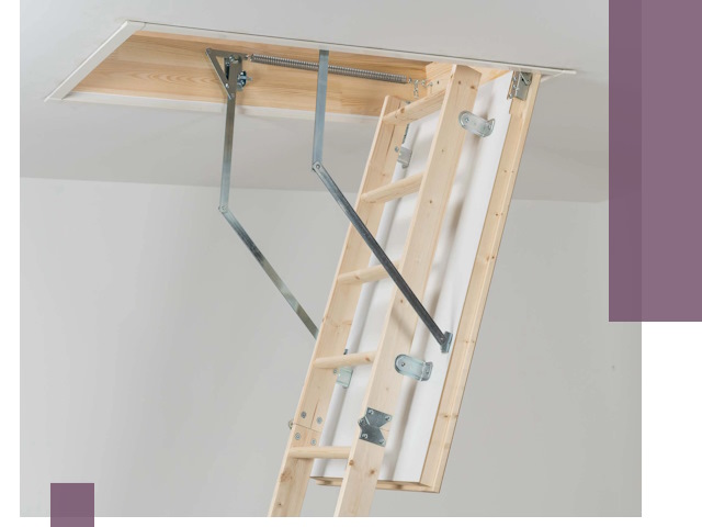 Установка чердачной лестницы под ключ в Балакове