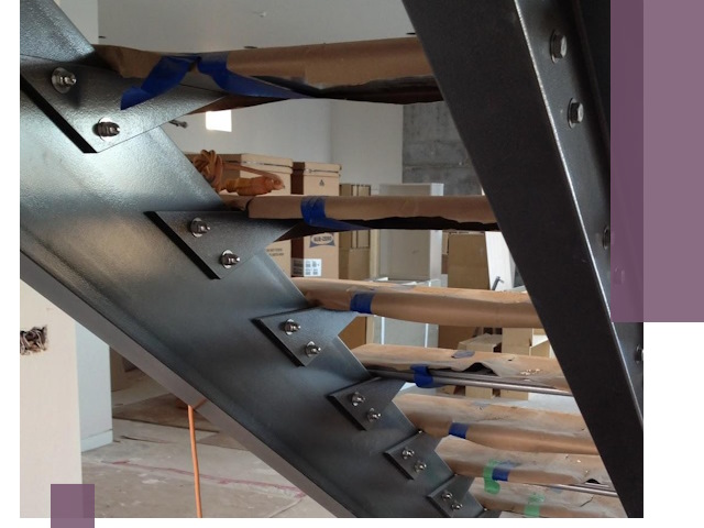 Усиление лестничных конструкций и усиление опор в Балакове