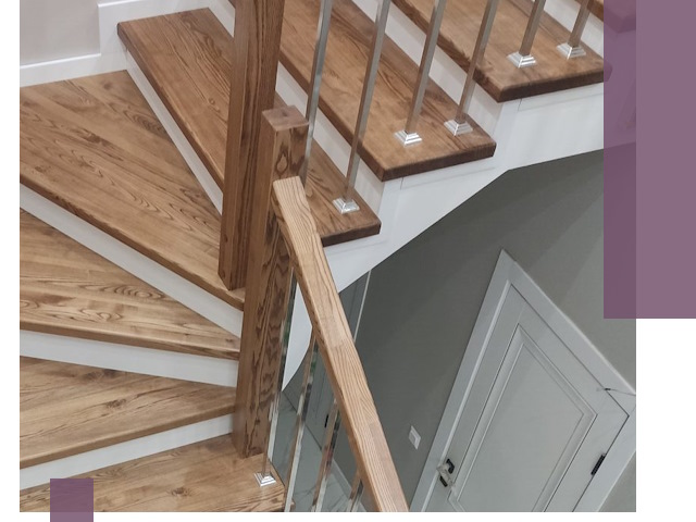 Обшивка металлических лестниц под ключ в Балакове