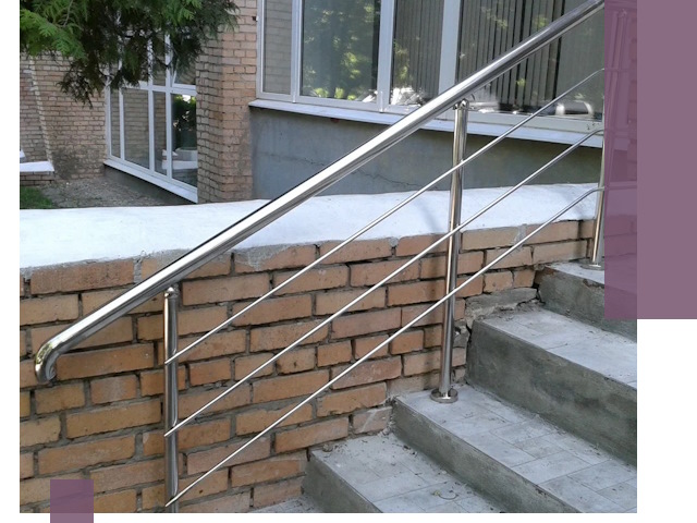Перила из нержавеющей стали высокого качества в Балакове