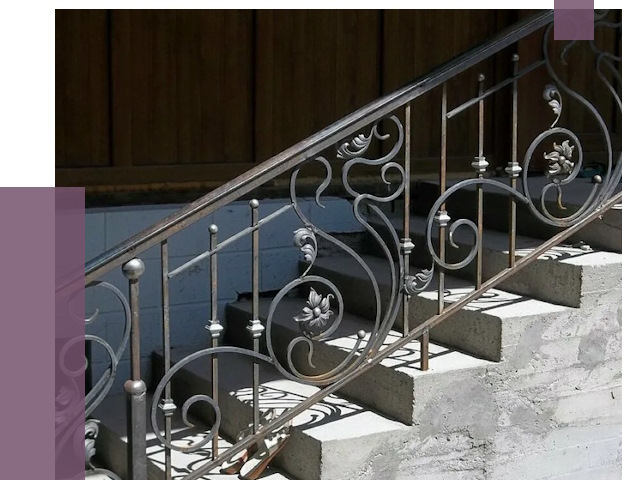 Кованые перила в Балакове от 8650 руб. под ключ — качество от ПРОЛЁТ-Блк