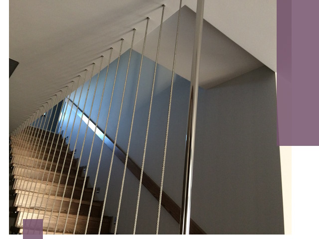 Тросовые перила под ключ в Балакове — производство и монтаж