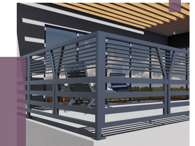 Изготовление балконных ограждений в Балакове от 10686 руб. | ПРОЛЁТ-Блк