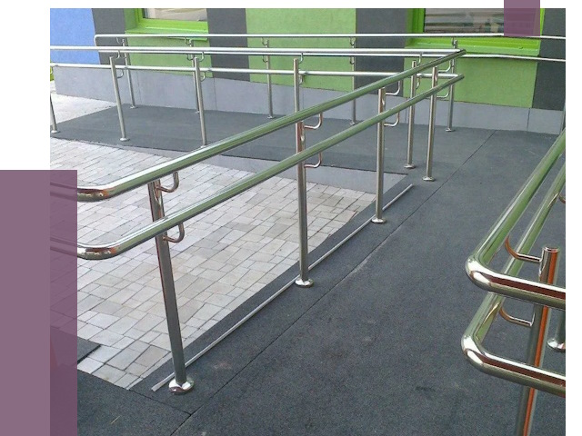 Ограждения пандусов в Балакове от 4325 руб. монтаж | ПРОЛЁТ-Блк