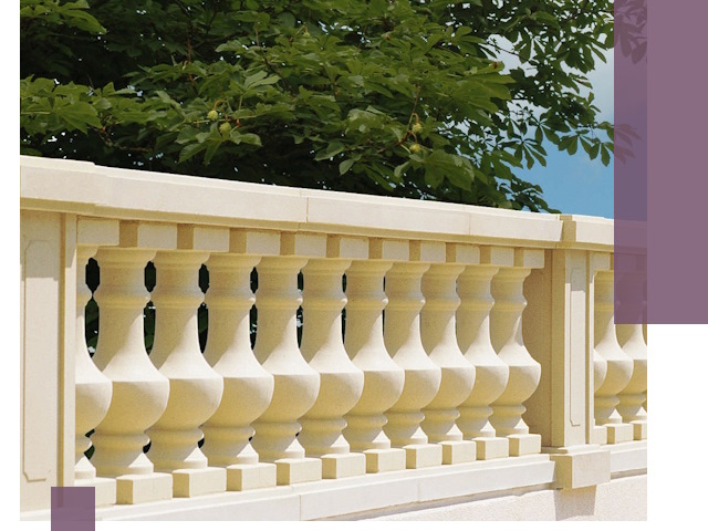 Установка балюстрады в Балакове: изготовление и монтаж под ключ