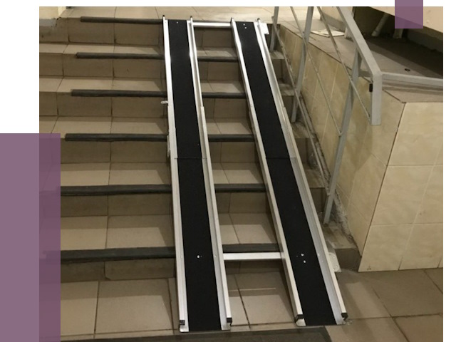 Установка пандуса в подъезд в Балакове от 7938 руб. под ключ | ПРОЛЁТ-Блк