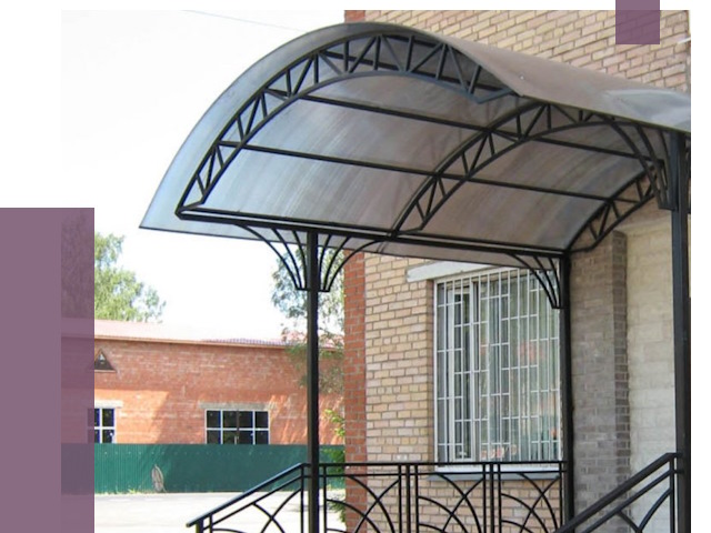 Металлические навесы и козырьки в Балакове от 12721 руб.