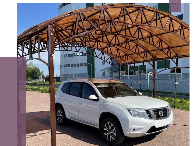 Недорогие навесы в Балакове от 42743 руб. | ПРОЛЁТ-Блк