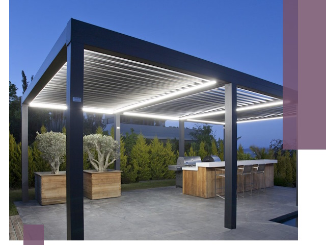 Навесы отдельно стоящие под ключ в Балакове из металла и поликарбоната