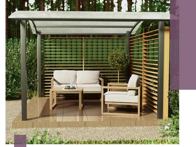 Навесы для дачи в Балакове: изготовление, монтаж и демонтаж