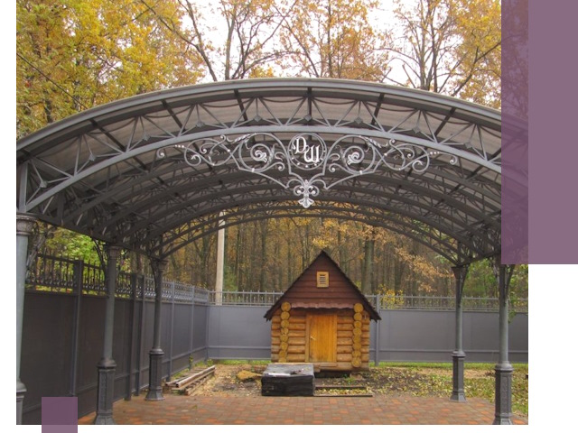 Кованые навесы премиум-класса под заказ в Балакове