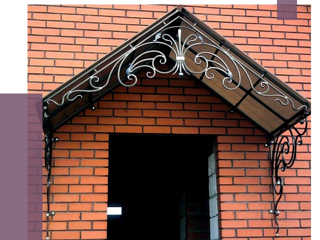 Металлические козырьки в Балакове от 10635 руб. 