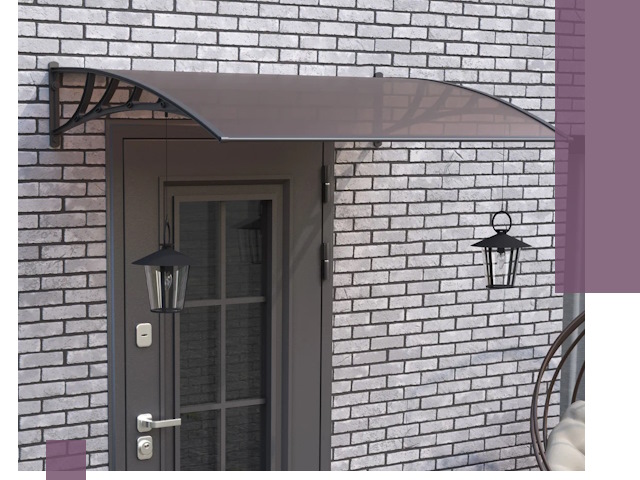 Недорогие козырьки и навесы под ключ в Балакове