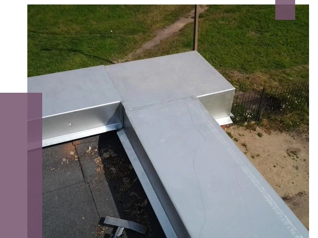 Оцинкованные парапеты в Балакове от 7989 руб. | ПРОЛЁТ-Блк