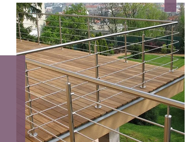 Алюминиевые парапеты в Балакове под ключ от 7735 руб. 