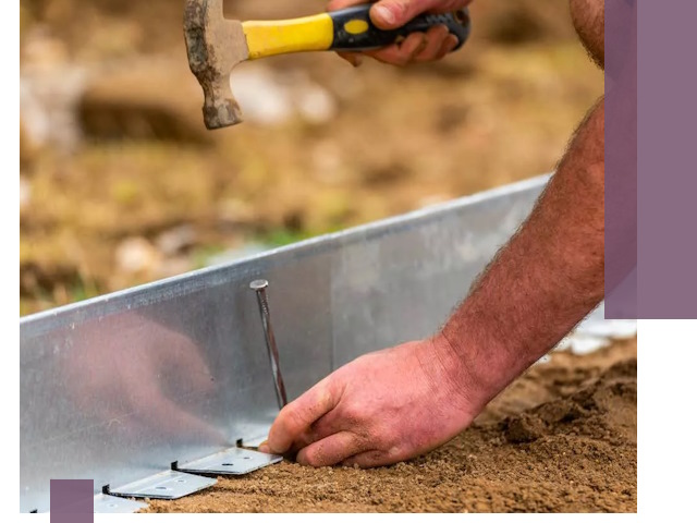 Монтаж металлических бордюров в Балакове быстро и качественно