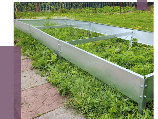 Металлические бордюры для грядок в Балакове от 1781 руб.