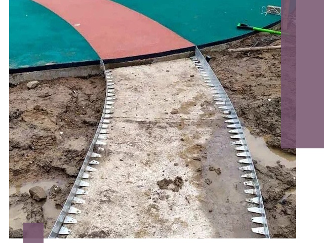 Металлические бордюры для дорожек в Балакове — монтаж и изготовление