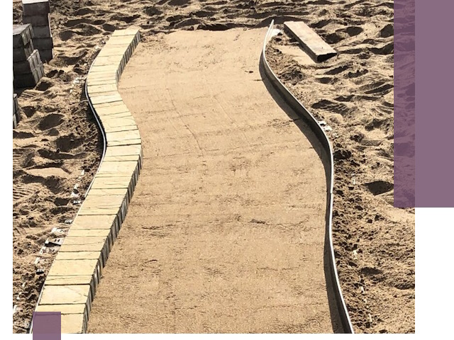 Металлические бордюры для тротуаров в Балакове — прочные и долговечные