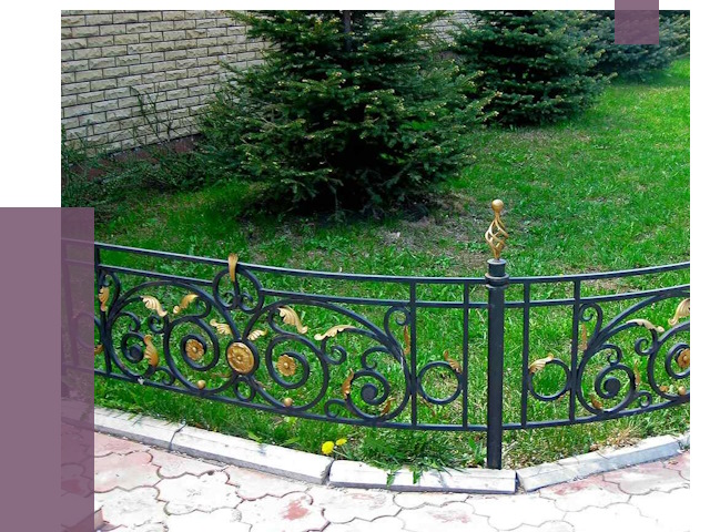 Кованые газонные ограждения в Балакове от 7582 руб. — ПРОЛЁТ-Блк