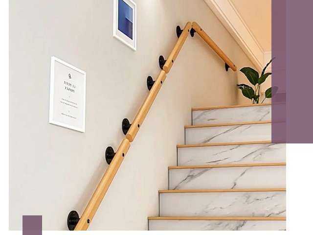 Поручни металлические и деревянные под ключ в Балакове