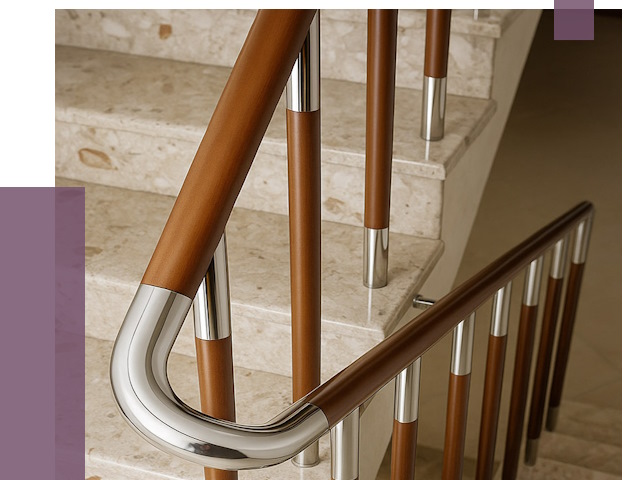 Монтаж поручней в Балакове от 9668 руб. монтаж под ключ | ПРОЛЁТ-Блк