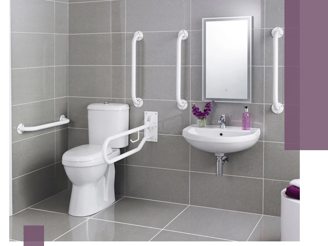 Поручни для санузлов в Балакове: установка, ремонт и монтаж