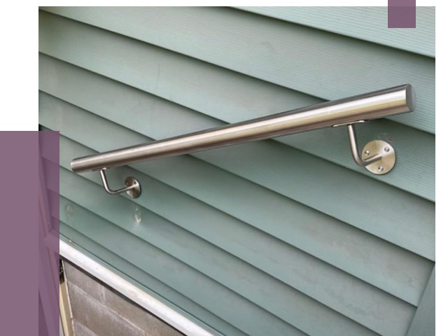 Поручни из нержавеющей стали в Балакове от 7633 руб.  | ПРОЛЁТ-Блк